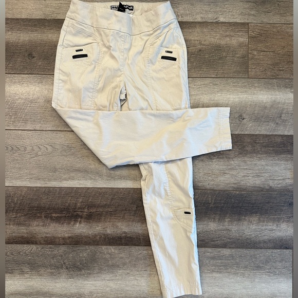 Jamie Sadock Women's Skinnylicious Pull-on Ankle Pants - Sand - Picture 3 of 8